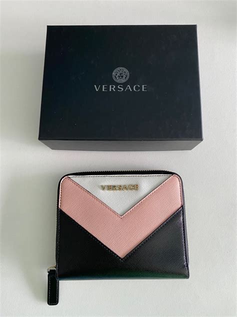 versace wallet bag|versace bifold wallet.